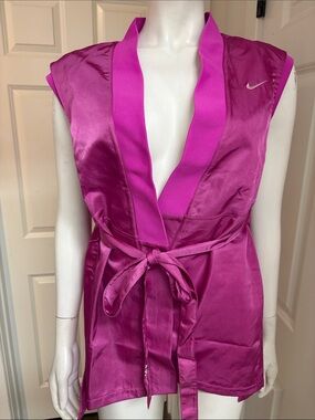 Nike Yoga/Athletic/Training Self-Belt Robe/Vest, NWT!